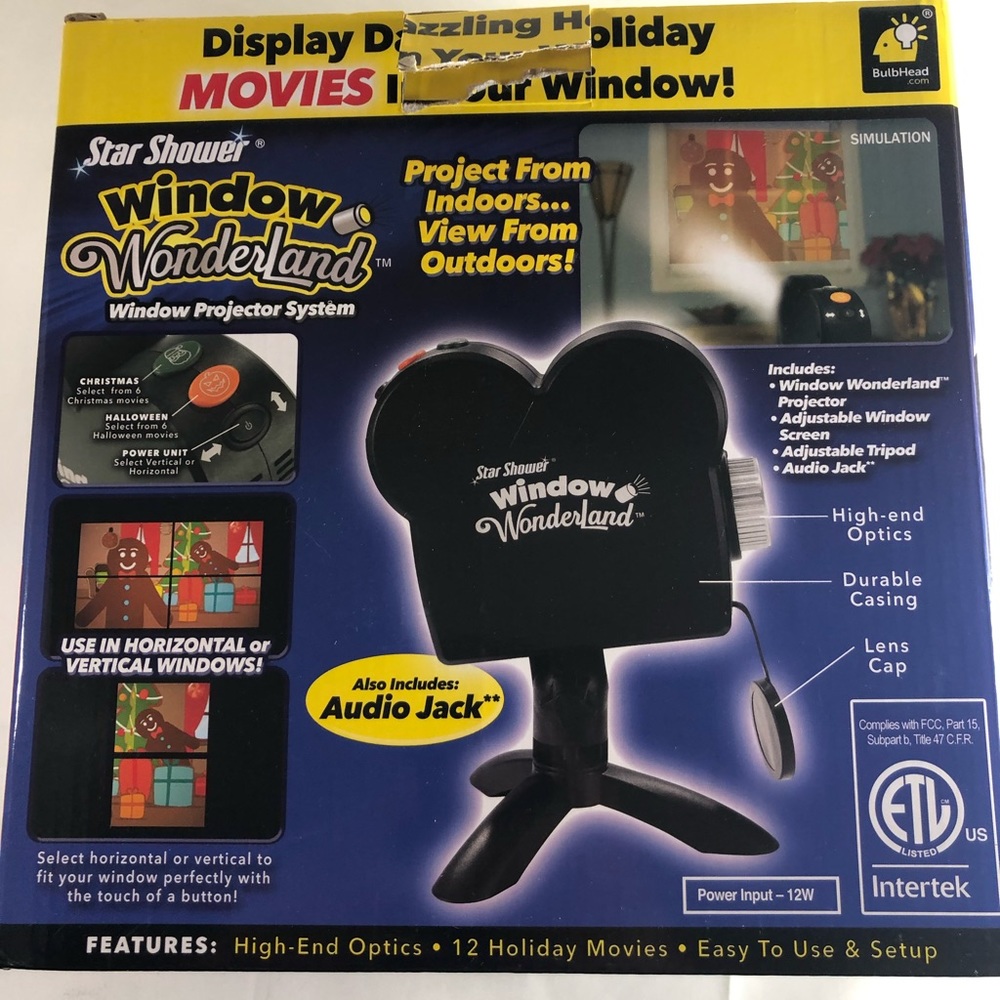 COPY - Holiday Window Wonderland projection system
